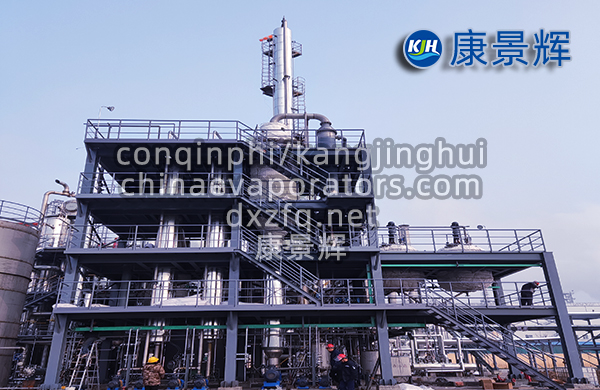 每小時處理量5噸的雜鹽廢水蒸發(fā)結晶系統(tǒng)