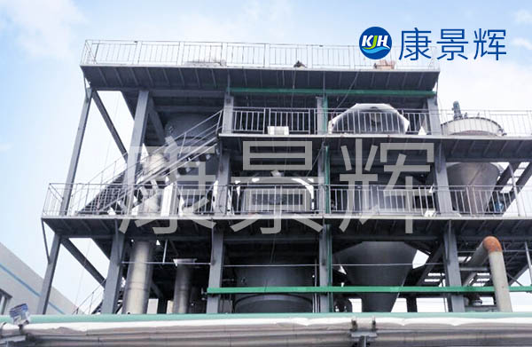 青島康景輝三效蒸發(fā)器有熱堿水、熱水、清水三種清洗功能